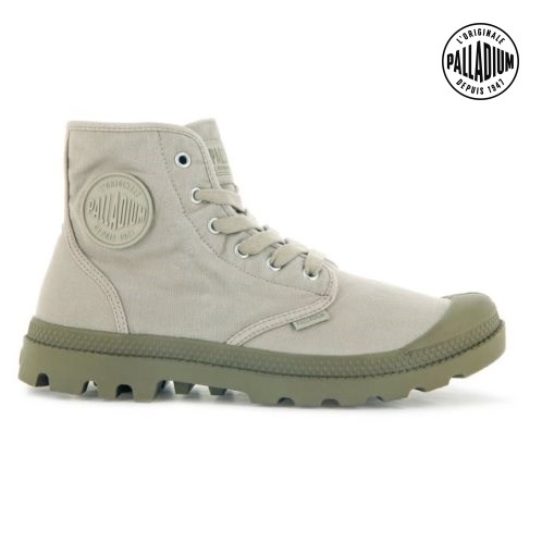 Pánské Boty Palladium Pampa Hi Světle Šedé | CZ OWH-40T